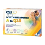 Мултивитамини A to Q10 на ACT1 by Pavel Ivanov — кутия с 60 капсули